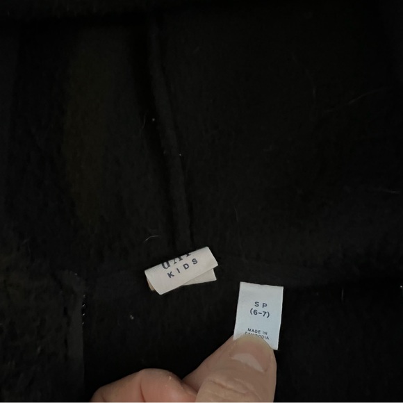 2 Pc The Gap 1/2 Zip Sherpa Pullover Black and White Small - Picture 3 of 4